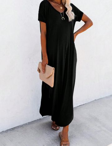 Rochie lunga SHEIN, negru