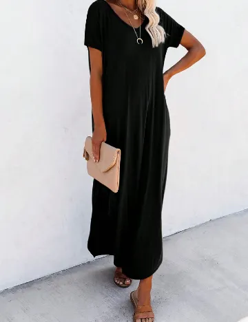 Rochie lunga SHEIN, negru