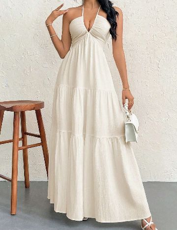Rochie lunga SHEIN, alb