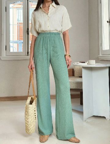 Pantaloni SHEIN, verde