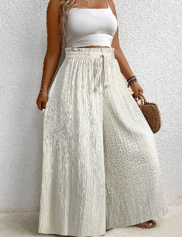 Pantaloni SHEIN CURVE, bej