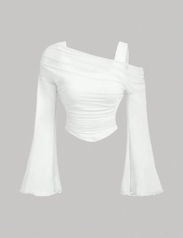 Top SHEIN, alb