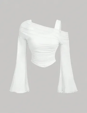 Top SHEIN, alb