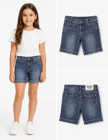 Pantaloni scurti Zara, albastru