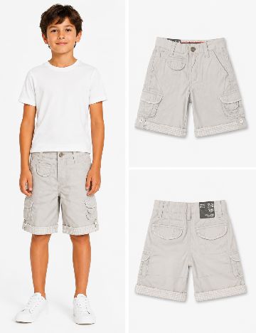 Pantaloni scurti Zara, gri