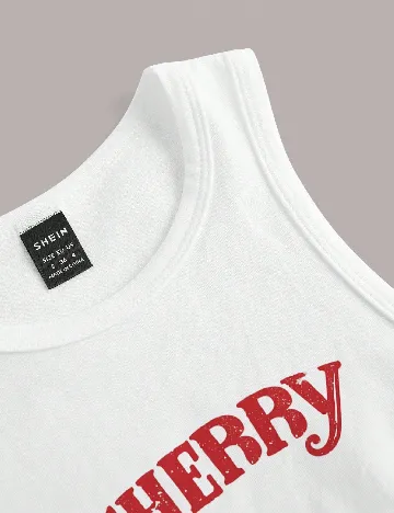 Top SHEIN, alb