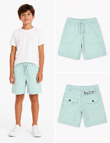 Pantaloni scurti Zara, albastru