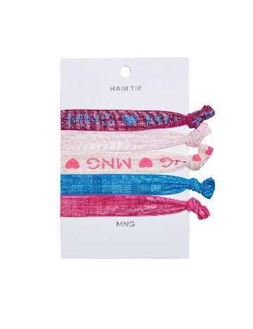 Set elastice de par 5 bucati Mango Kids, mix culori