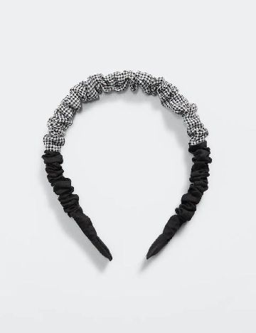 Coronita Mango Kids, alb/negru