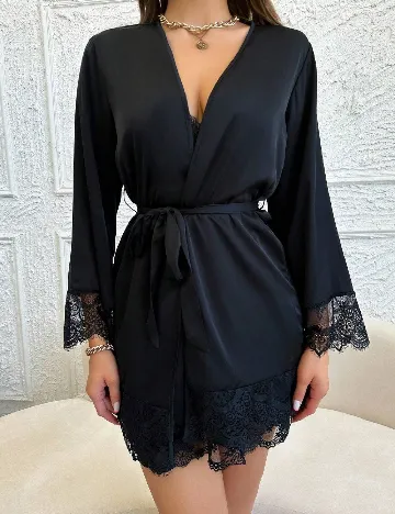 Rochie de noapte SHEIN, negru