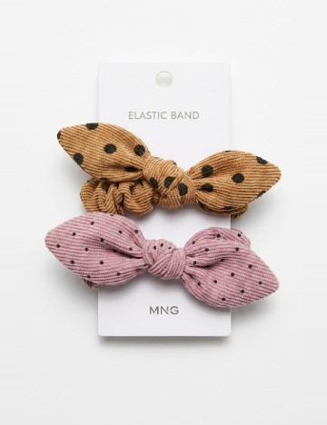 Set elastice de par 2 bucati Mango Kids, mix culori