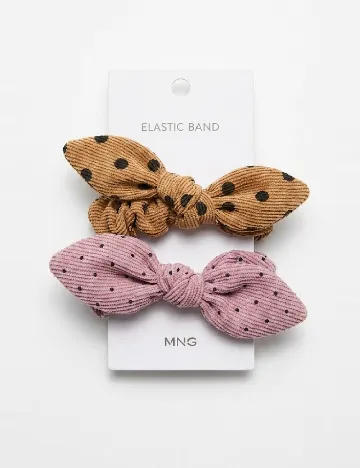 Set elastice de par 2 bucati Mango Kids, mix culori