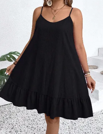 Rochie scurta SHEIN CURVE, negru