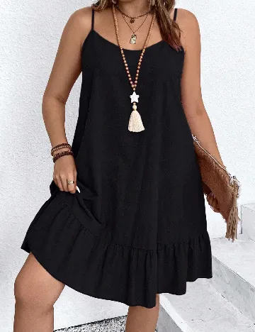 Rochie scurta SHEIN CURVE, negru