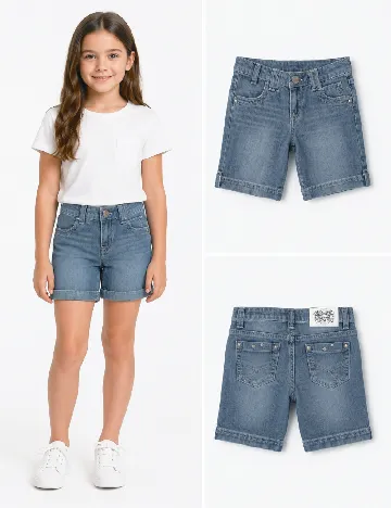 Pantaloni scurti Zara, albastru