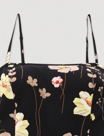 Set rochie si bluza SHEIN CURVE, floral print