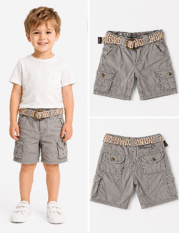 Pantaloni scurti Zara, gri