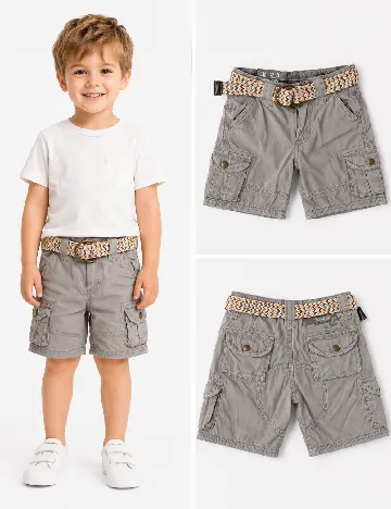 Pantaloni scurti Zara, gri