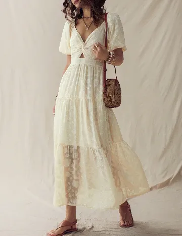 Rochie medie SHEIN, bej
