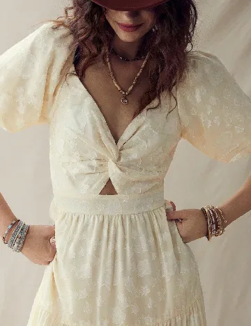 Rochie medie SHEIN, bej