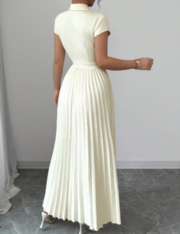 Rochie lunga SHEIN, crem