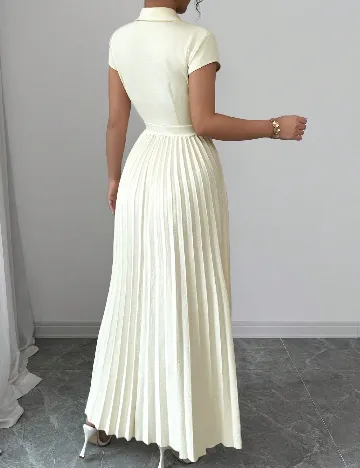 Rochie lunga SHEIN, crem