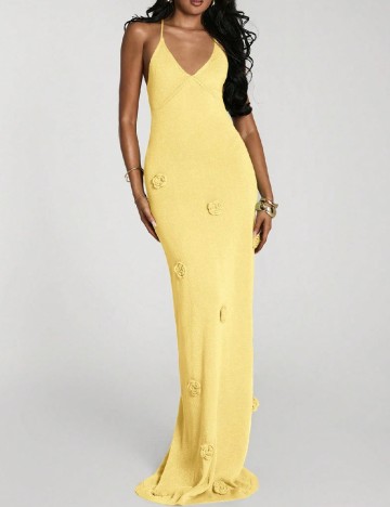 Rochie lunga SHEIN, galben