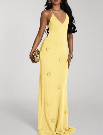 Rochie lunga SHEIN, galben