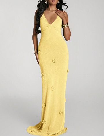 Rochie lunga SHEIN, galben