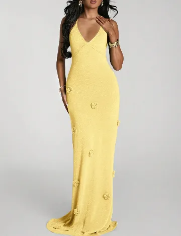 Rochie lunga SHEIN, galben