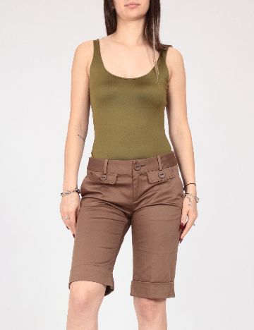 Pantaloni scurti Zara, maro