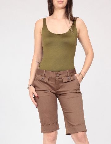 Pantaloni scurti Zara, maro