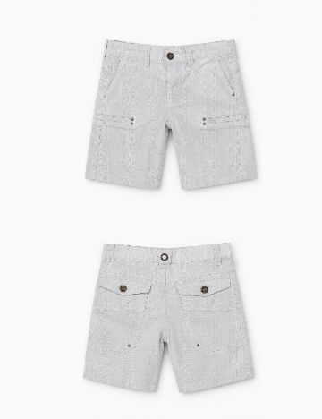 Pantaloni scurti Zara, gri