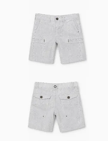 Pantaloni scurti Zara, gri