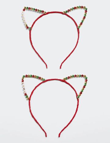 Set coronite 2 bucati Mango Kids, rosu