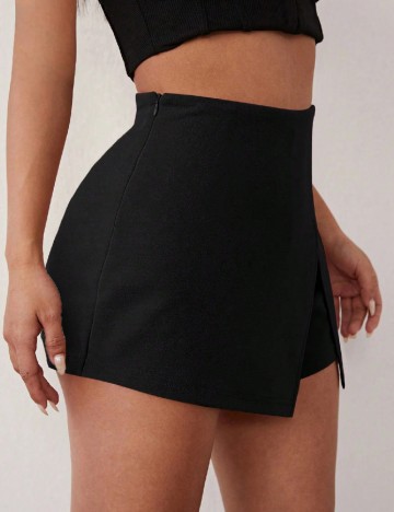 Fusta pantalon SHEIN, negru