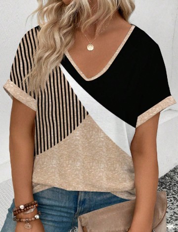 Tricou SHEIN CURVE, mix culori