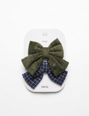 Set clame de par 2 bucati Mango Kids, mix culori