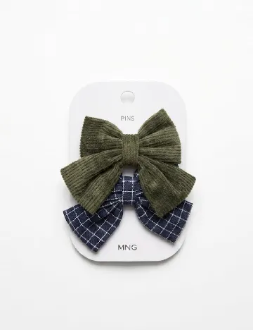 Set clame de par 2 bucati Mango Kids, mix culori