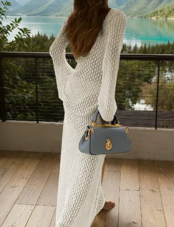 Rochie de plaja SHEIN, alb