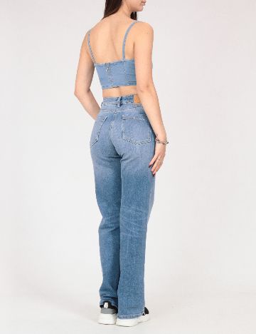 Top Bershka, albastru