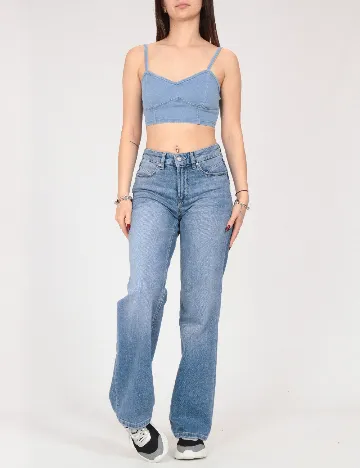 Top Bershka, albastru