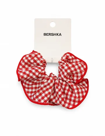 Elastic de par Bershka, alb/rosu