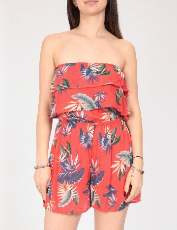 Salopeta Bershka, rosu