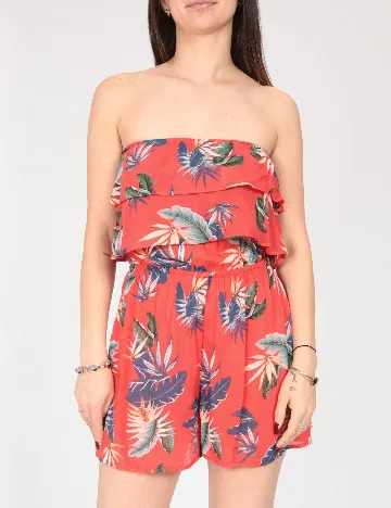 Salopeta Bershka, rosu