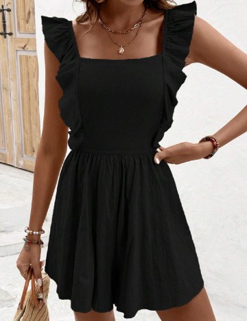 Salopeta SHEIN, negru