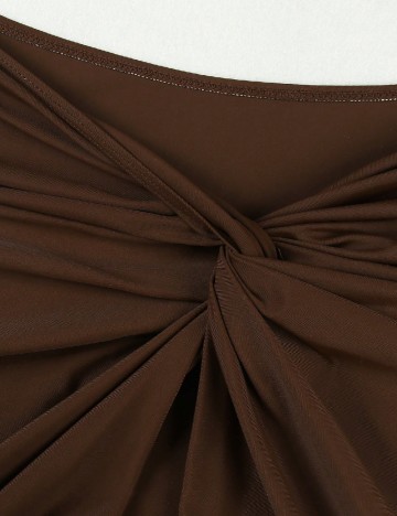 Costum de baie SHEIN, maro