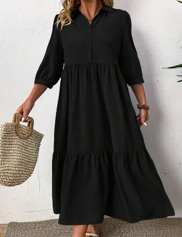 Rochie lunga SHEIN CURVE, negru
