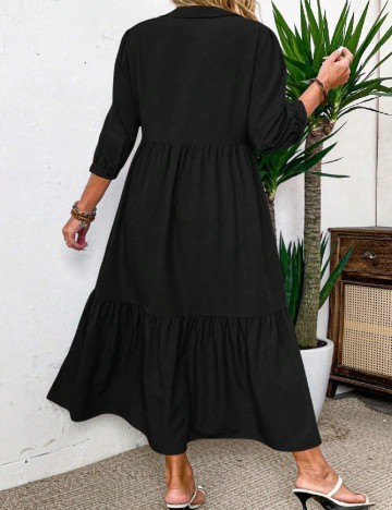 Rochie lunga SHEIN CURVE, negru