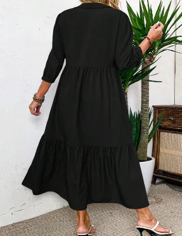 Rochie lunga SHEIN CURVE, negru